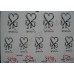 Временные татуировки в ассортименте Waterproof body tattoo stickers